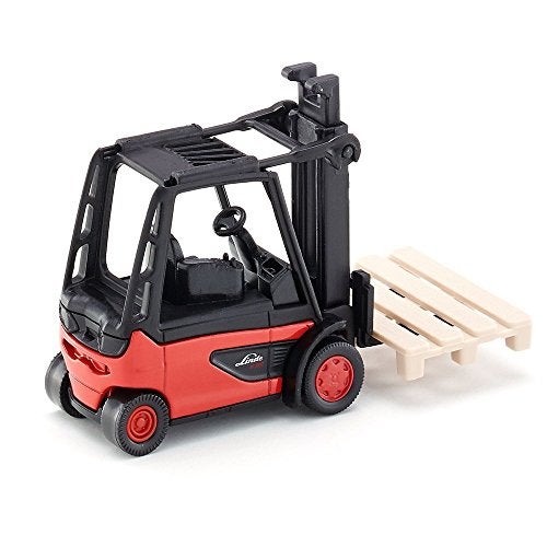 Siku 1311, Forklift, Metal/Plastic, Red/Black, Incl. 1 Pallet, Movable Fork - Image 4