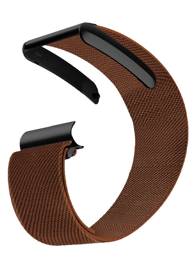 CATANES Nylon Sport Band for Whoop 4.0 Breathable Adjustable Wristband, Water Resistant Replacement Strap, Soft, Comfort, Durability, Easy to Use - Dark Brown - Image 1