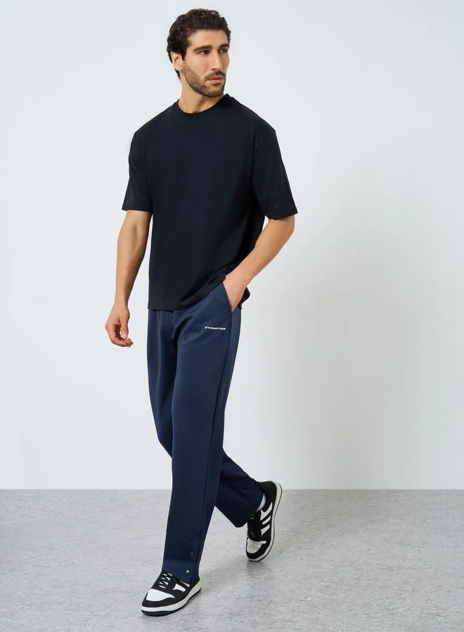 ستايلي اكتيف بنطال سكوبا بحواف مفتوحة وقصة مريحة للرجال