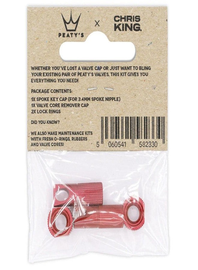 Peaty's Valve TubelessAccessory Kit Red - PTV2-ACCS-RED-12 - Image 2