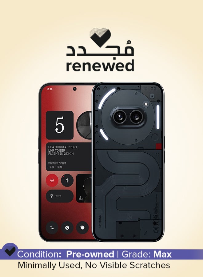 Nothing Renewed - Phone 2A 5G Dual SIM Black 12GB RAM 256GB - International Version - Image 1