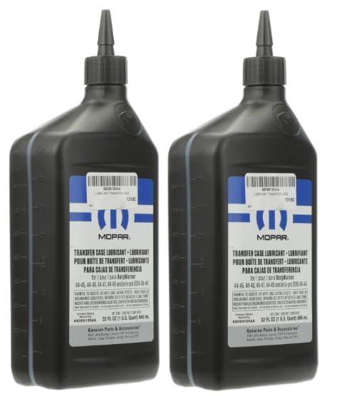 Mopar Two Quarts Of Transfer Case Lubricant For BorgWarner Units New Mopar OEM - Image 1