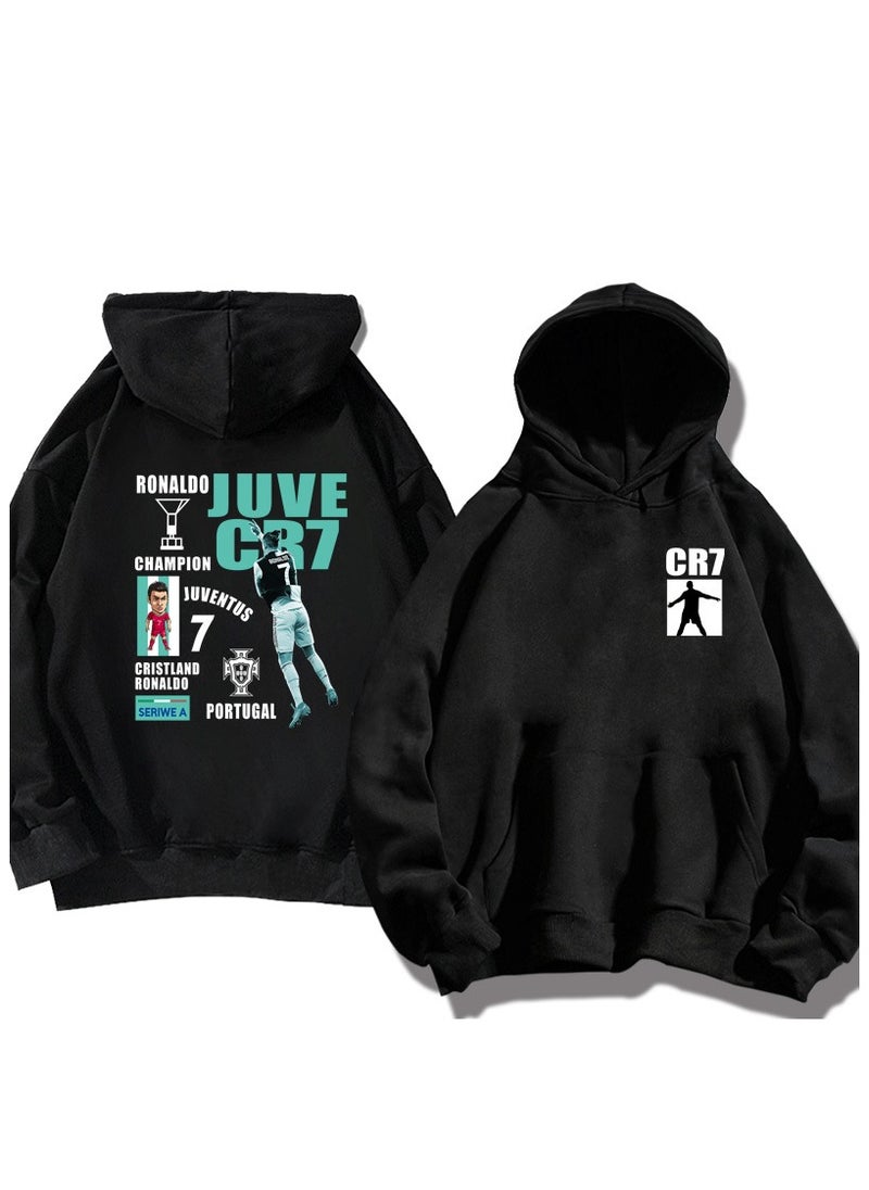 Generic - Cristiano Ronaldo CR7 Hoodie Men Women Couples Sweatshirts Pullover Shirt Hooded Sweater - Image 1