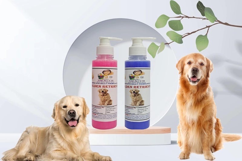 SWACCH Premium Shampoo for Golden Retriever 200MLCombo Pack of 2 Rose Lavender - Image 2