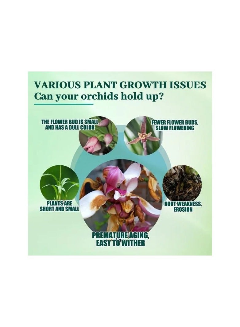 Generic 2-Bottles 50ml+100ml Orchids Plant Concentrated Nutrient Solution,Fast Rooting Plant Growth Enhancer  - Image 3