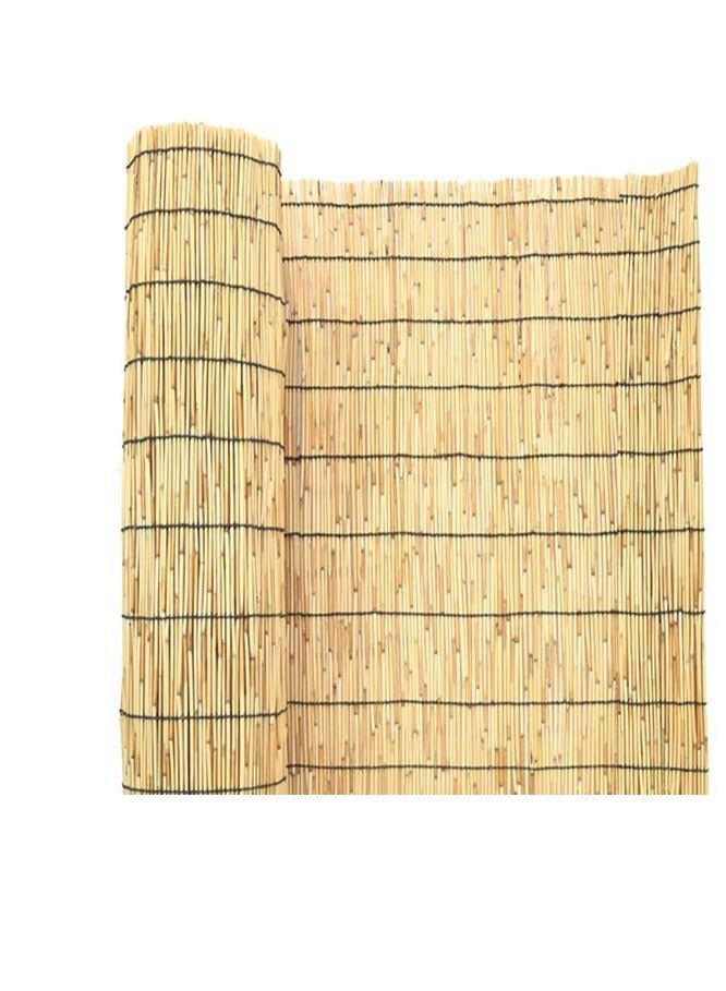 FFD Bamboo Blinds, Natural Bamboo Roll up Window Blind, Privacy Screen for Outdoor Patios 120cm - Image 1