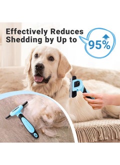 MIU COLOR Pet Grooming Brush, Deshedding Tool For Dogs & Cats, Effectively Reduces Shedding By Up To 95% For Short Medium And Long Pet Hair  - Image 3