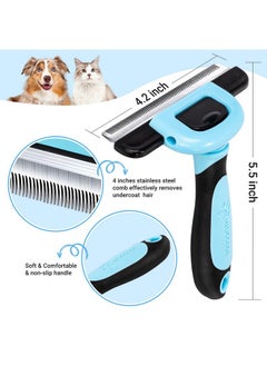 MIU COLOR Pet Grooming Brush, Deshedding Tool For Dogs & Cats, Effectively Reduces Shedding By Up To 95% For Short Medium And Long Pet Hair  - Image 2