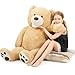 MorisMos Smiling Giant Teddy Bear 4 Feet Soft Large Big Teddy Bear Stuffed Animals Plush 47 Inch Gifts for Kids Girlfriend Baby Shower Birthday Brown - Image 2