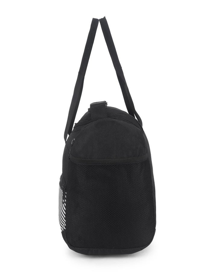 Monvelli Gym Duffel Bag for Men & Women | Sports Travel Bag with Shoulder Strap & Shoe Compartment | Multipurpose Duffel for Fitness, Outdoor, Weekend & Travel Use - Image 3