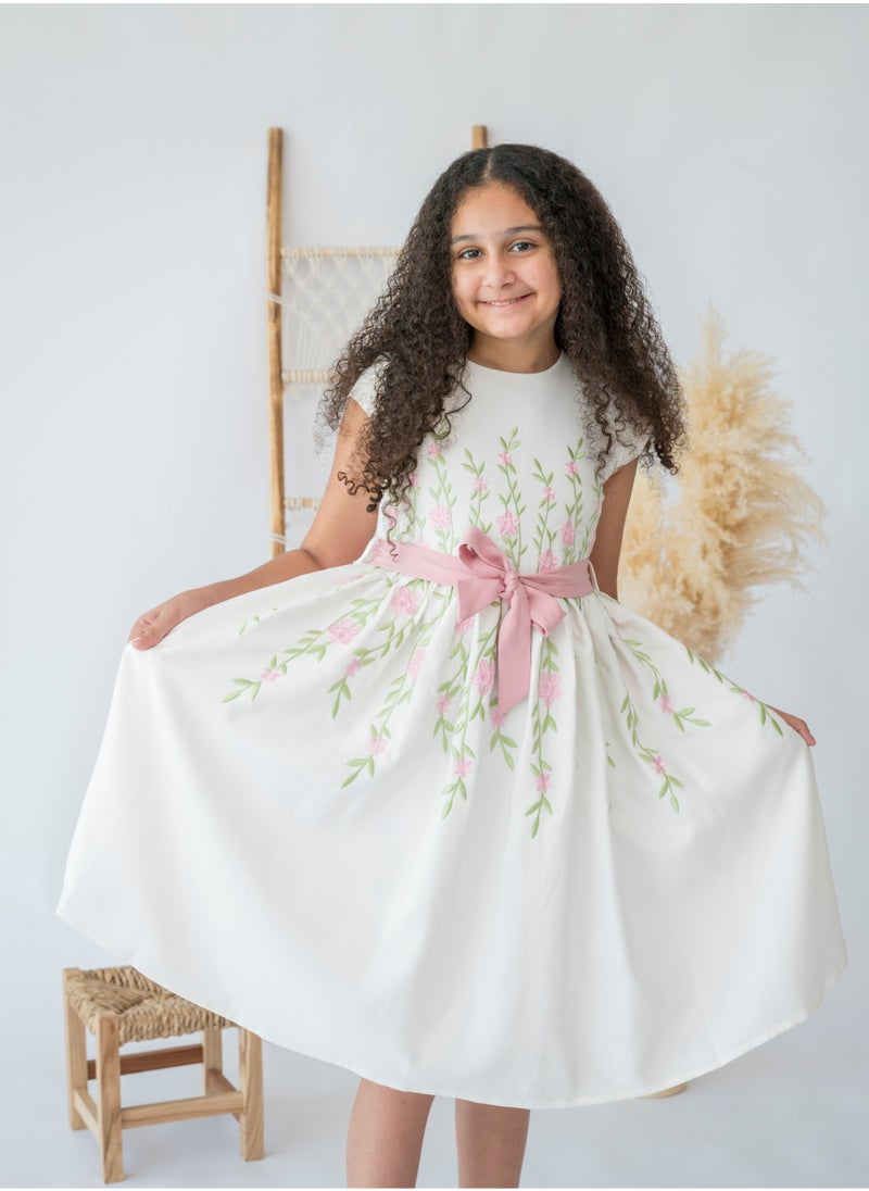 LALEENA - Garden Gala Embroidered Dress - Image 1