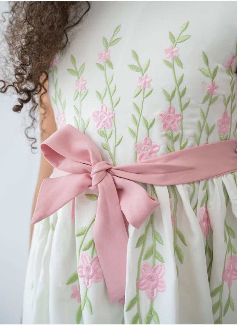 LALEENA - Garden Gala Embroidered Dress - Image 1