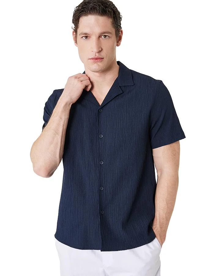 Koton Lapel Neck Shirt