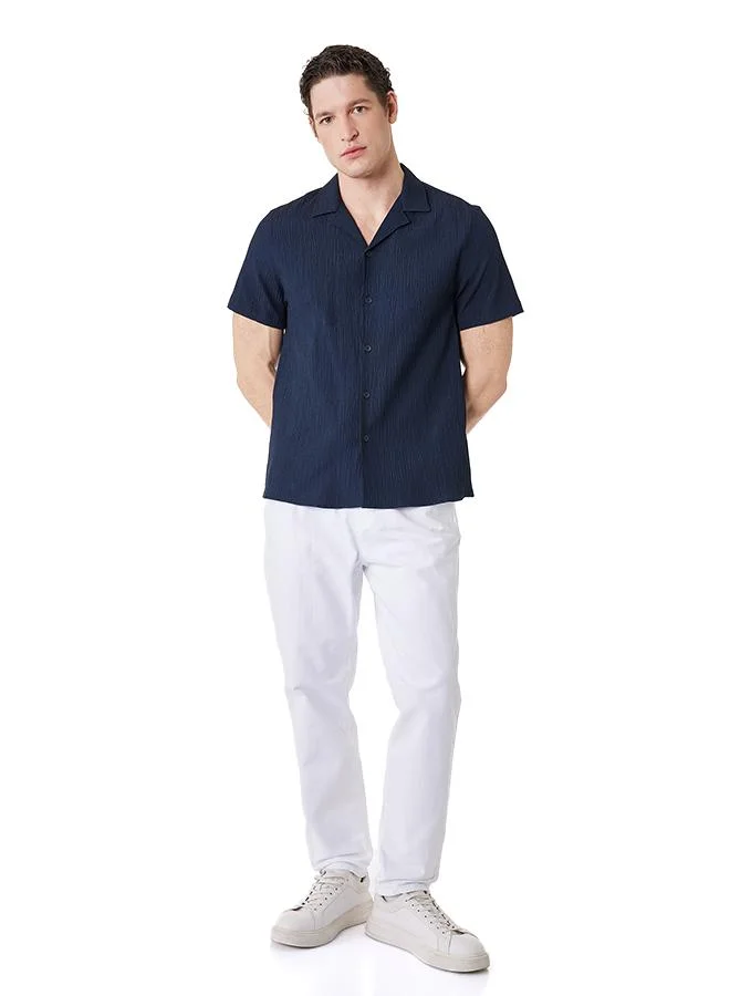 Koton Lapel Neck Shirt