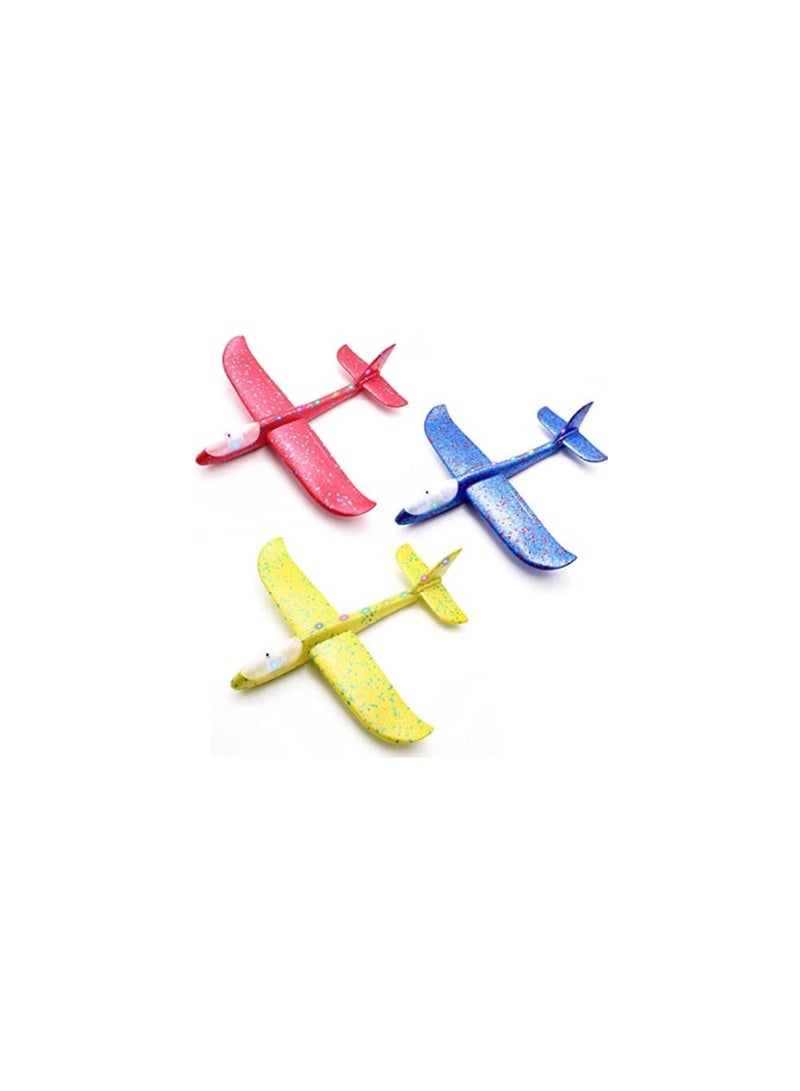 DeloPik 19INCH Airplanes, Manual Throwing Outdoor Sports Toys for Challenging(6pcs) - Image 1