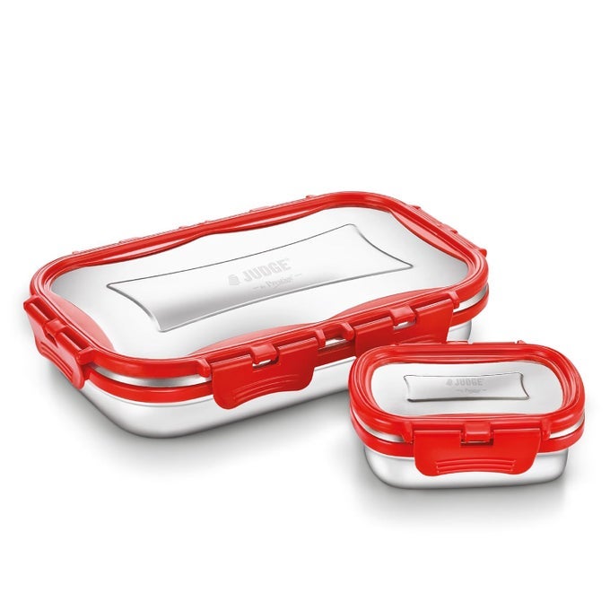 BY PRESTIGE NON-INSULATED CLASSIC JUMBO LUNCH BOX, SET OF 2 CONTAINERS (800ML + 150ML)