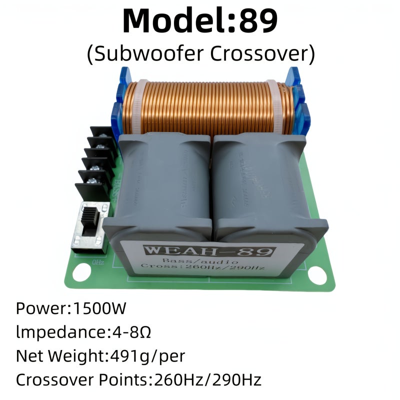 Hi Fi 1500W Subwoofer Crossover DIY Speaker Sound Board Separator High Quality No Soldering Easy Installation - Image 4
