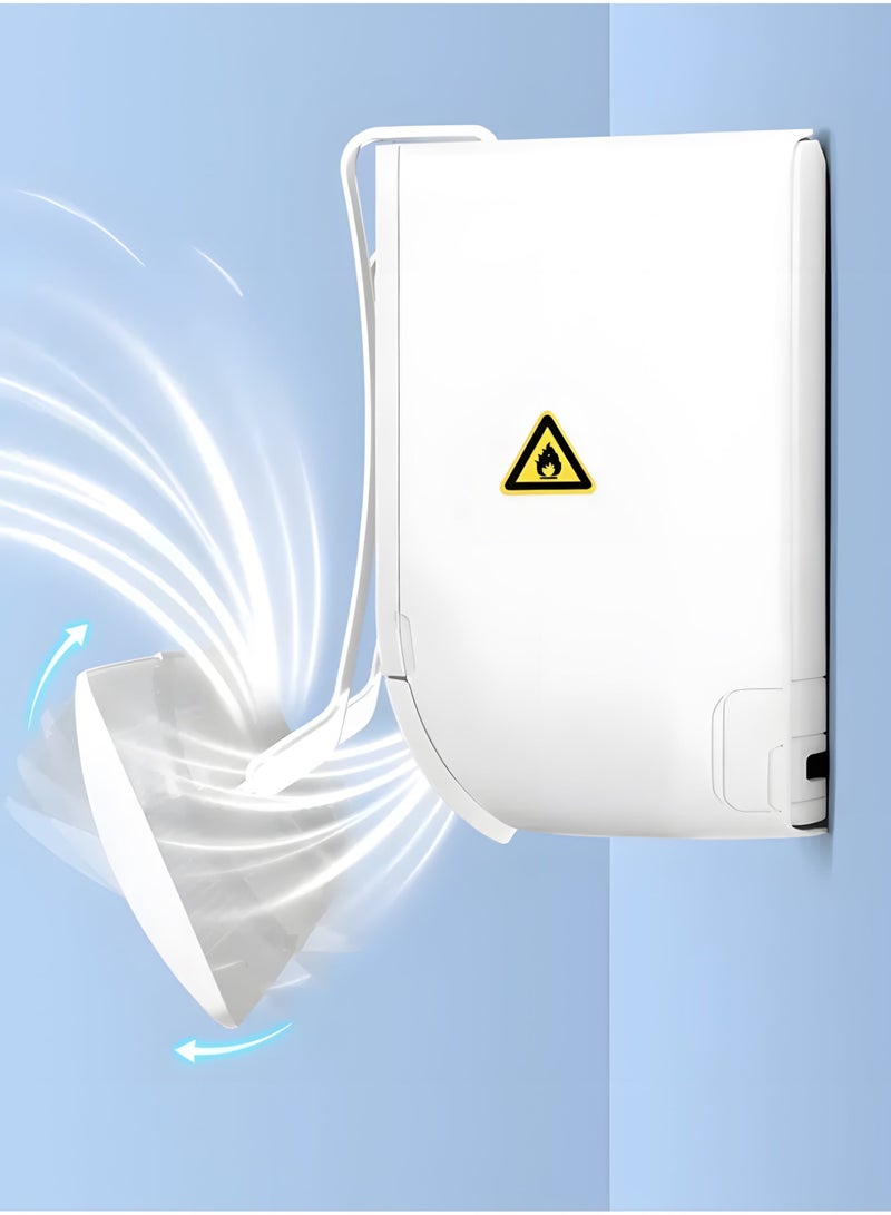 BIG MAX Adjustable AC air Deflector 56-90cm, Suitable for Split air conditioners, Anti-Blast/Anti-Direct Blowing Baffle Windshield for Home Mini-Split, - Image 2