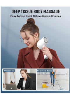 Excefore Body Sculpting Machine, Wireless Handheld Electric Cellulite Massager, Massagers Deep Tissue with Touch Screen, Lymphatic Drainage Machine with 8 Massage Attachment  - Image 3