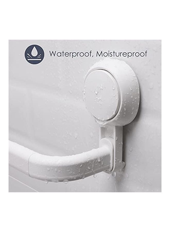 NIBEMINENT Towel Holder With Hooks White 67.4cm - Image 3