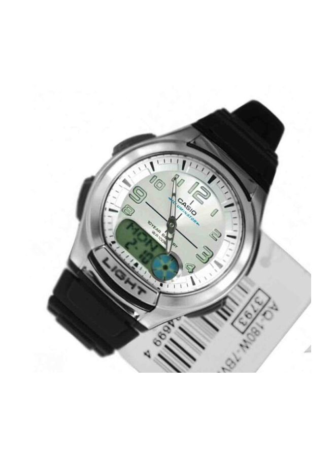 كاسيو ساعة عقارب/رقمية يوث طراز AQ-180W-7BVE رجال - Image 3