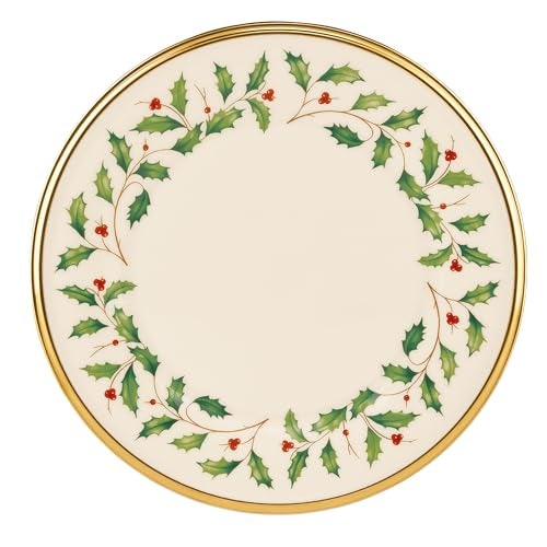 Lenox 146504010 Holiday Salad Plate, Christmas Dinnerware - Image 1