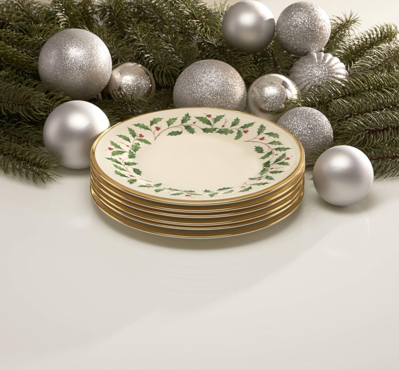 Lenox 146504010 Holiday Salad Plate, Christmas Dinnerware - Image 4