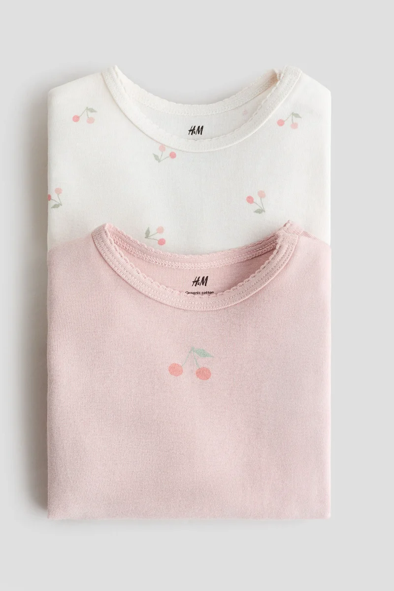 اتش اند ام بودي سوت بأكمام طويلة - عبوة من قطعتين