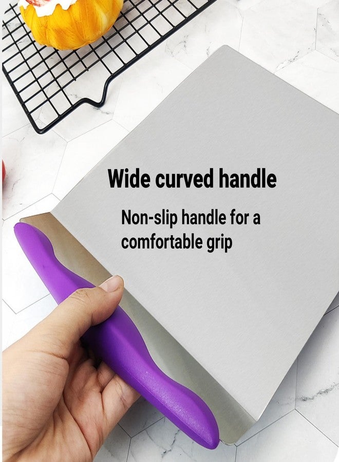 LiebeWH 12 Inch Cake Lifter Stainless Steel Cake Transfer Tray Easy to Transfer Ideal Cake Maker, LIEBEWHZ8H4SA13XN - Image 4