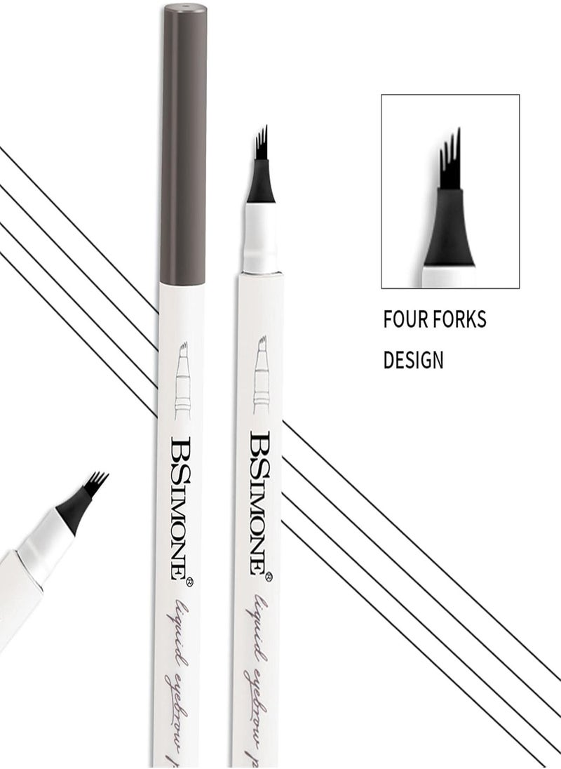 GGOOT - Eyebrow Pen | Four-Fork Lasting Liquid Eyebrow Pencil with a -Fork Tip Applicator - Eyebrow Pen for Natural Hair-Like Defined Brows - Image 1