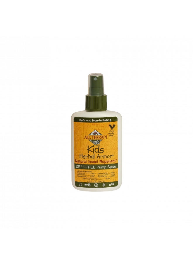 All Terrain All Terrain Kids Herbal Armor Natural, DEET-FREE Insect Repellent, Pump Spray, 4 Ounce  - Image 2