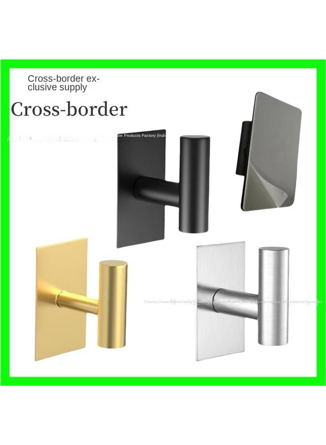 الأزرق جي دبليو بقعة معطف الفولاذ المقاوم للصدأ خطاف مرحاض غير مسمار - Image 2