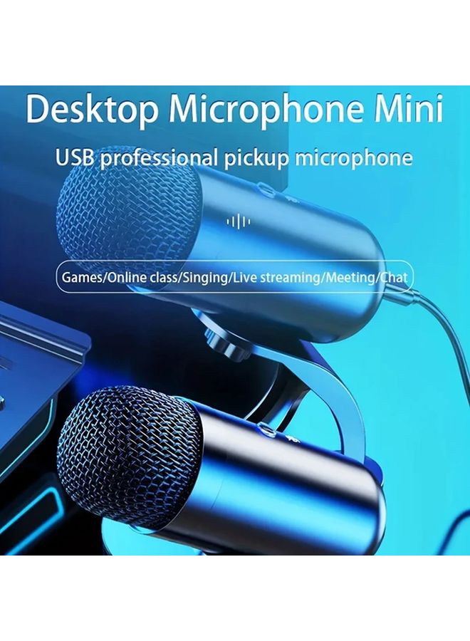 Black USB Microphone Kit Plug Play For Recording Gaming Podcasts And Karaoke - Image 5