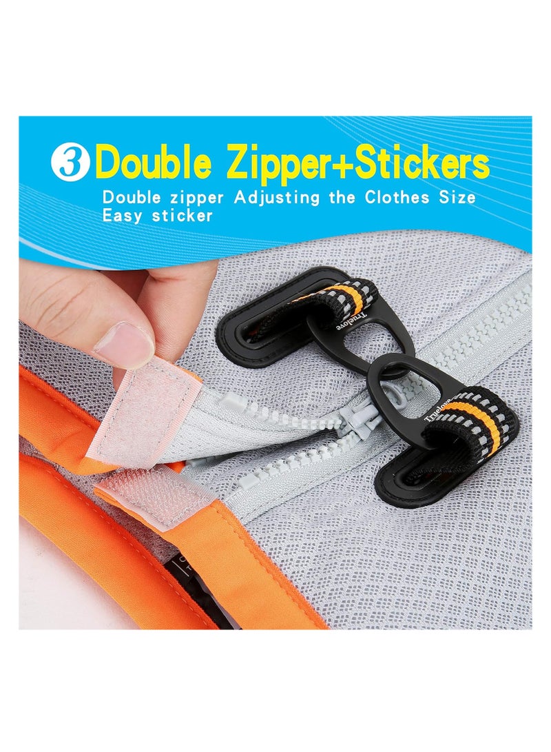 Dog Cooling Vest with Adjustable Zipper, Harness Cooler Jacket for Outdoor Activities, Provides Sun Protection for Dogs During Hunting, Training, and Camping (Small Size) - Image 3