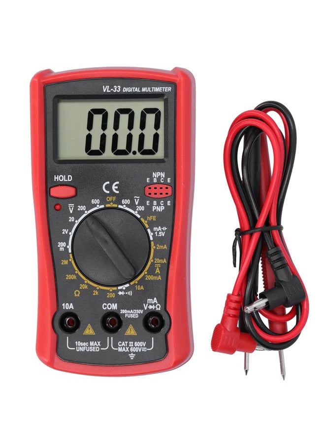 Thoraya Electronic Multimeter LCD Digital Multimeter Voltage Resistance Current Electric Tester Meter  - Image 1