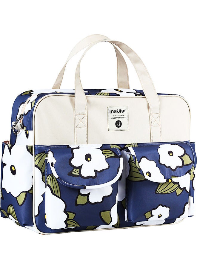 insular Floral Printed Baby Diaper Handbag - Image 1