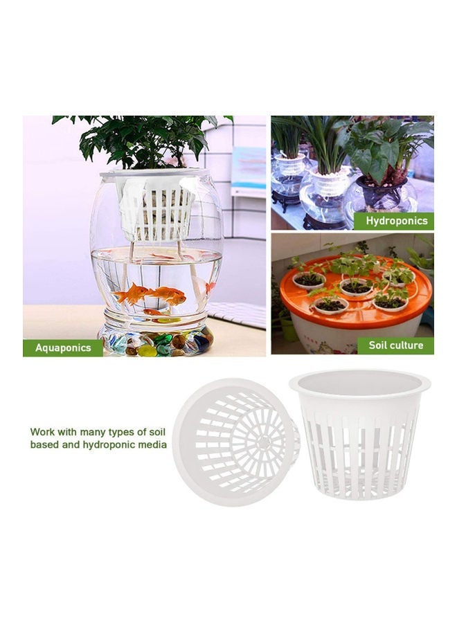 NIBEMINENT 26-Piece/Set Hollow Design Hydroponic Cups White - Image 2
