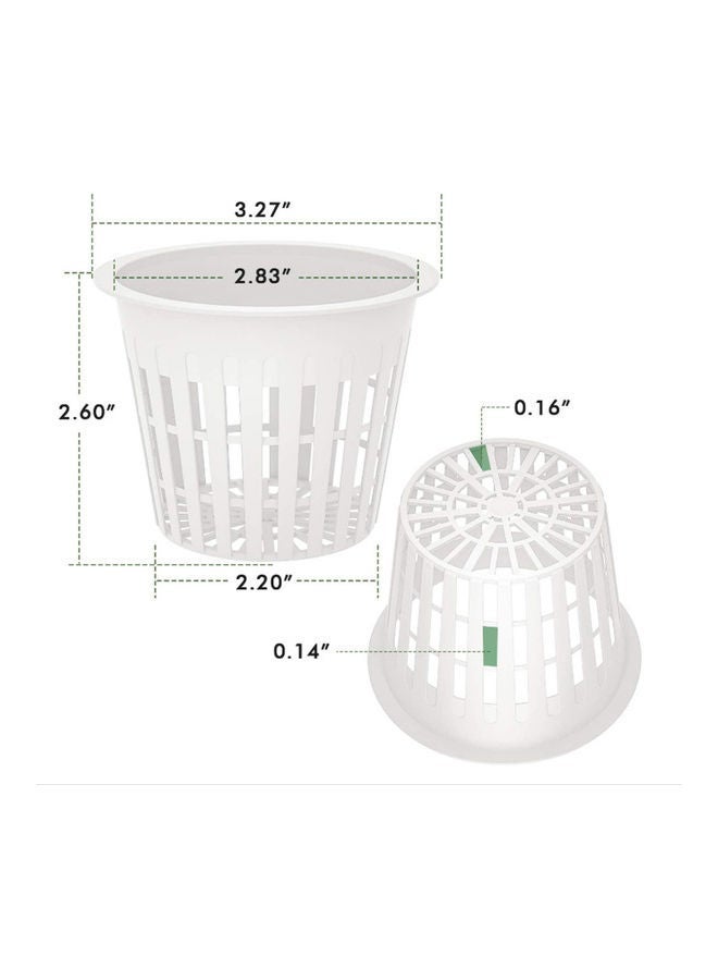 NIBEMINENT 26-Piece/Set Hollow Design Hydroponic Cups White - Image 3