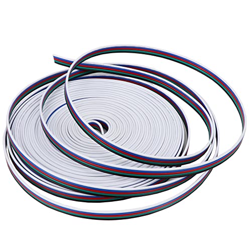 LEDENET 22AWG 5pin 33FT 10M RGBW Electrical Extension Cable Wire Extension Connection 5 Conductor Wire Line for RGBW Flexible LED Strip Lights 3528 5050 - Image 2