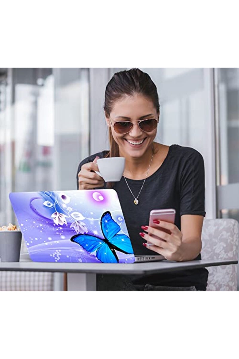 ICOLOR Laptop Skin Sticker Decal, 12" 13" 13.3" 14" 15" 15.4" 15.6 inch Laptop Skin Sticker Cover Art Decal Protector Notebook PC (Butterfly) - Image 2