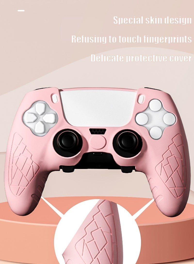 Sony 5 White Cat Paw PS5 Controller Skin Anti-Slip Silicone Skin Protective Cover Case for Playstation 5 DualSense Wireless Controller with Thumb Grip Caps（Cat Claw Shape）  - Image 3