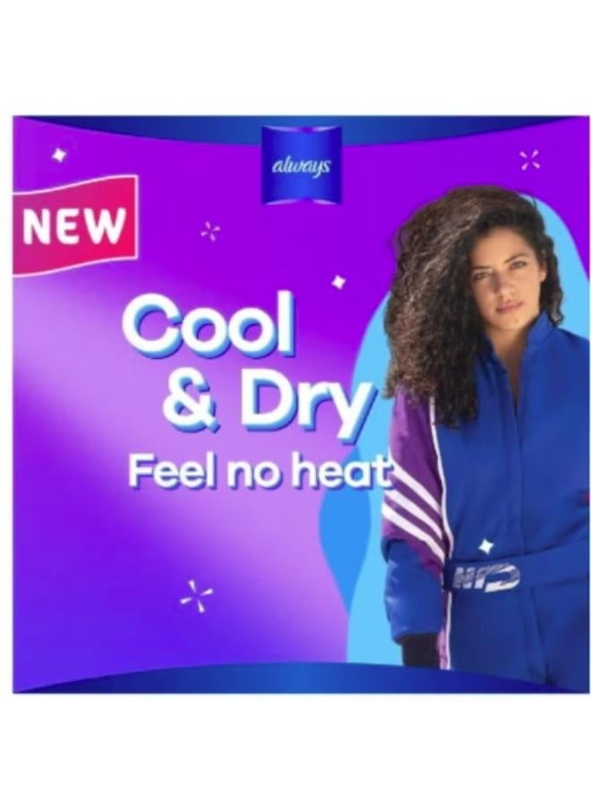 Always Cool And Dry No Heat Feel Maxi Thick Sanitary Pads With Wings - 50 Pad Count Large - Image 3