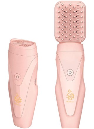 Electric incense burner V4 with hair comb and interchangeable head for car and home use, pink. - pzsku/Z34346F195918AF091A78Z/45/_/1731732646/cb92cad9-378e-45c5-b487-d16427ff4a52
