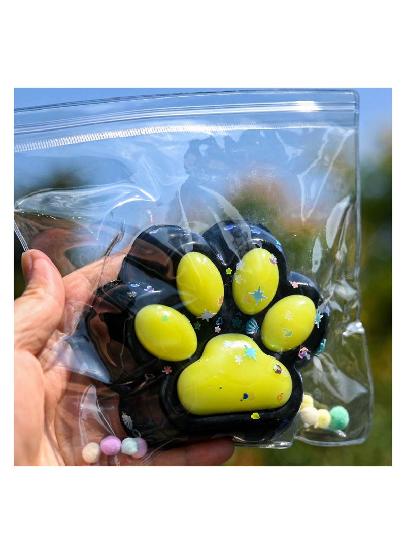 Cat Paw Squishy Toys for Stress Relief, Soft squeeze toy，Super Soft Squeeze Fidget Toys Giant Paw Squishy for Kids Adults 1 pc random color - Image 2