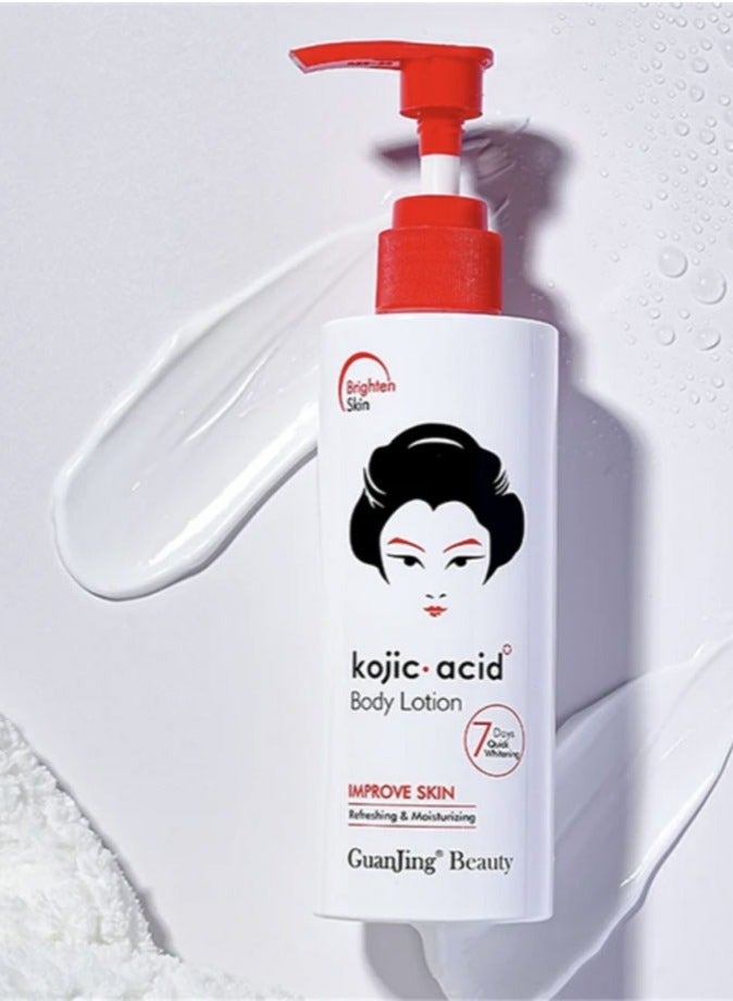 Kojic Guanjing Beauty Kojic Acid Whitening Body Lotion, 230ml - Image 2
