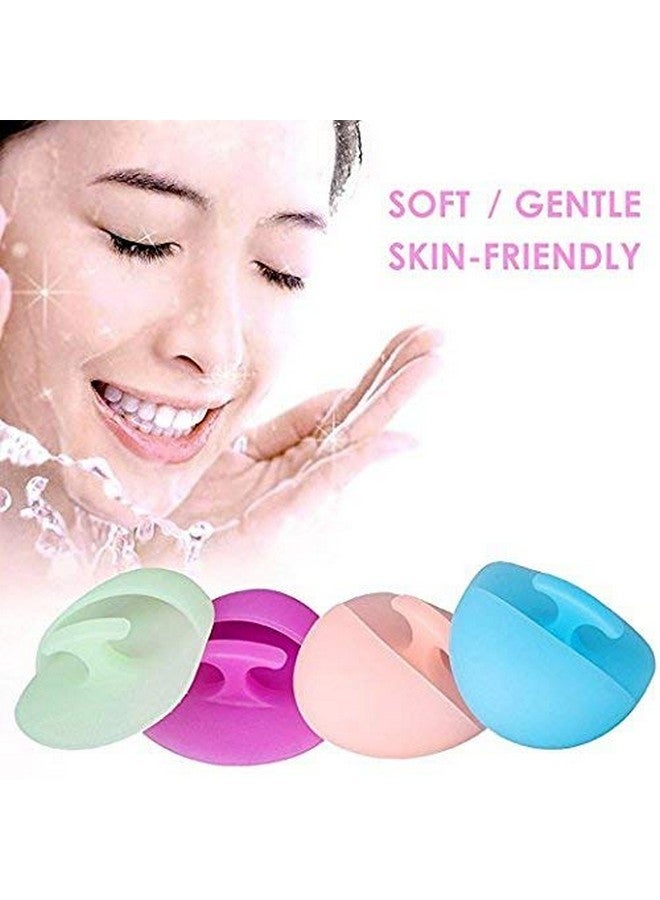 Gugzy® Facial Pore Cleansing Pads, Silicone Face Scrubbers Soft Exfoliators Cleansing Tool Massage Washing Pore Cleanser Blackhead Removing Baby Pet Shower (1, Light Pink) - Image 5