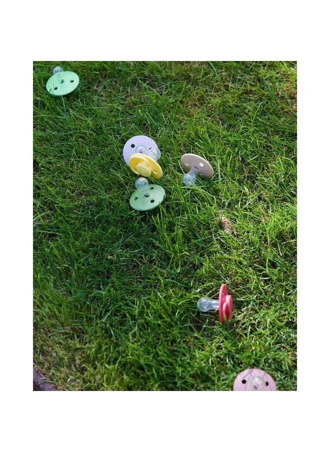 Mininor Round Pacifier Silicone 6M  Bubblegum  - Image 3