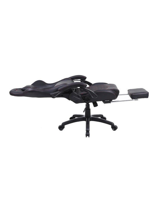 Blitzed Gaming Chair Racing Style With Retractable Footrest Black - Image 3
