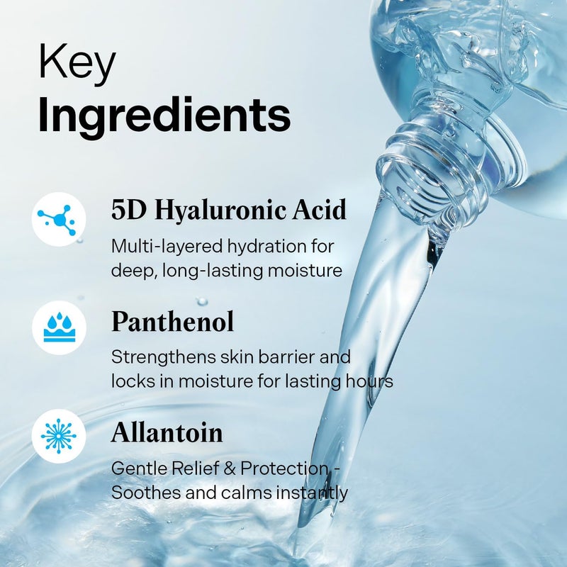 Torriden Dive in Toner 300ml (10.14 fl. oz.) | pH Balancing Facial Toning Water for Dry Skin | Hyaluronic Acid, Panthenol, Allantoin - Image 4
