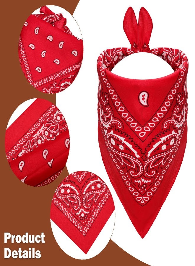 Fumwase Pet Cowboy Costume Halloween Costumes for Dogs Cat Puppy Hats with Bandana Scarf Cowboy Costume Accessories Dog Cat for Party Festival and Daily Wearing (Brown hat + Red, Large) - Image 4